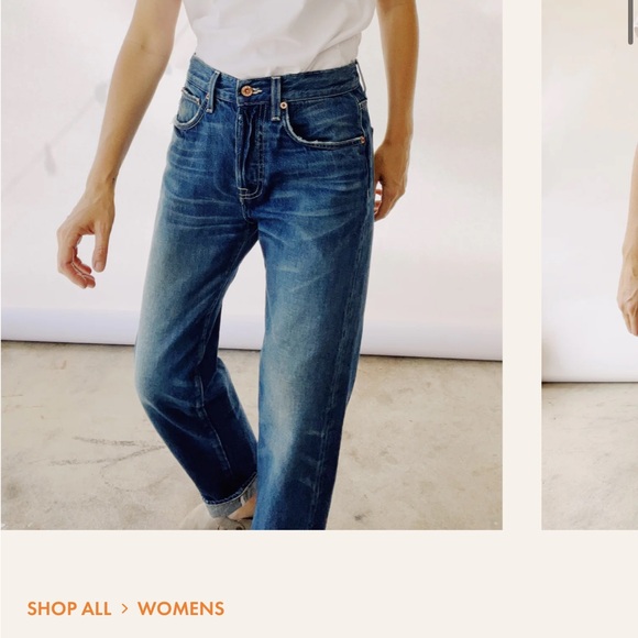 EUC Hey Gang Loose Crop Richman wash jeans - Picture 2 of 11